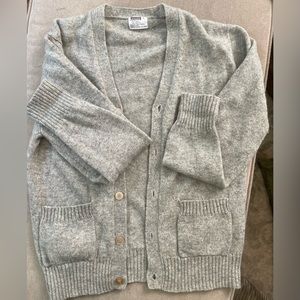 Vintage Wool Grandpa Cardigan